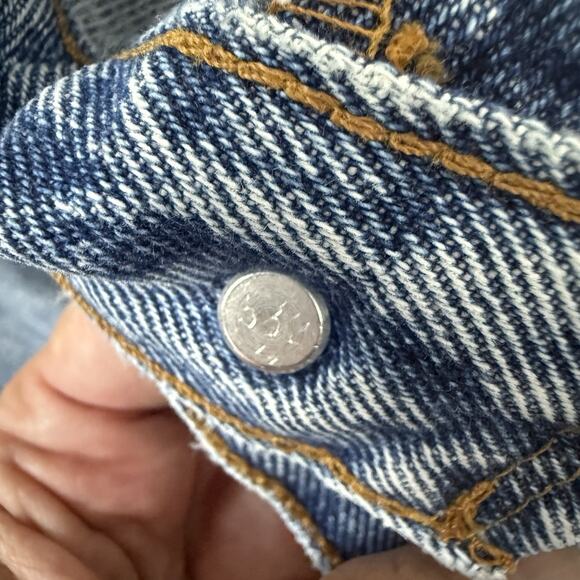 Vintage Levi's 501 Jeans Men's Blue Orginal Fit Denim Button Fly 2004 Size 38x34 - Picture 5 of 9